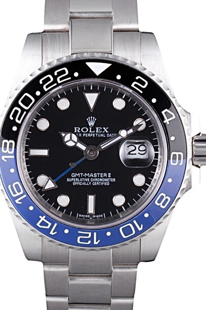 AAA Replica Watches GMT Master Steel II Collection Stainless Brushed 621492 Band Rolex Oyster 1016